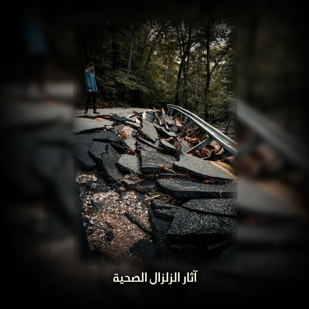 آثار الزلزال الصحية