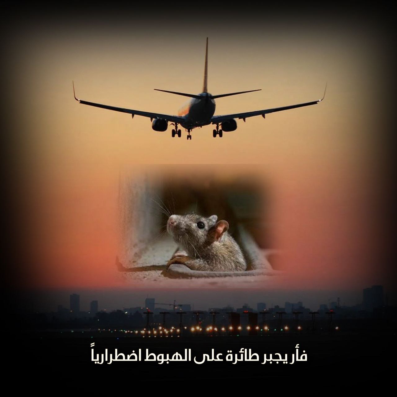 فأر يجبر طائرة على الهبوط اضطرارياً
