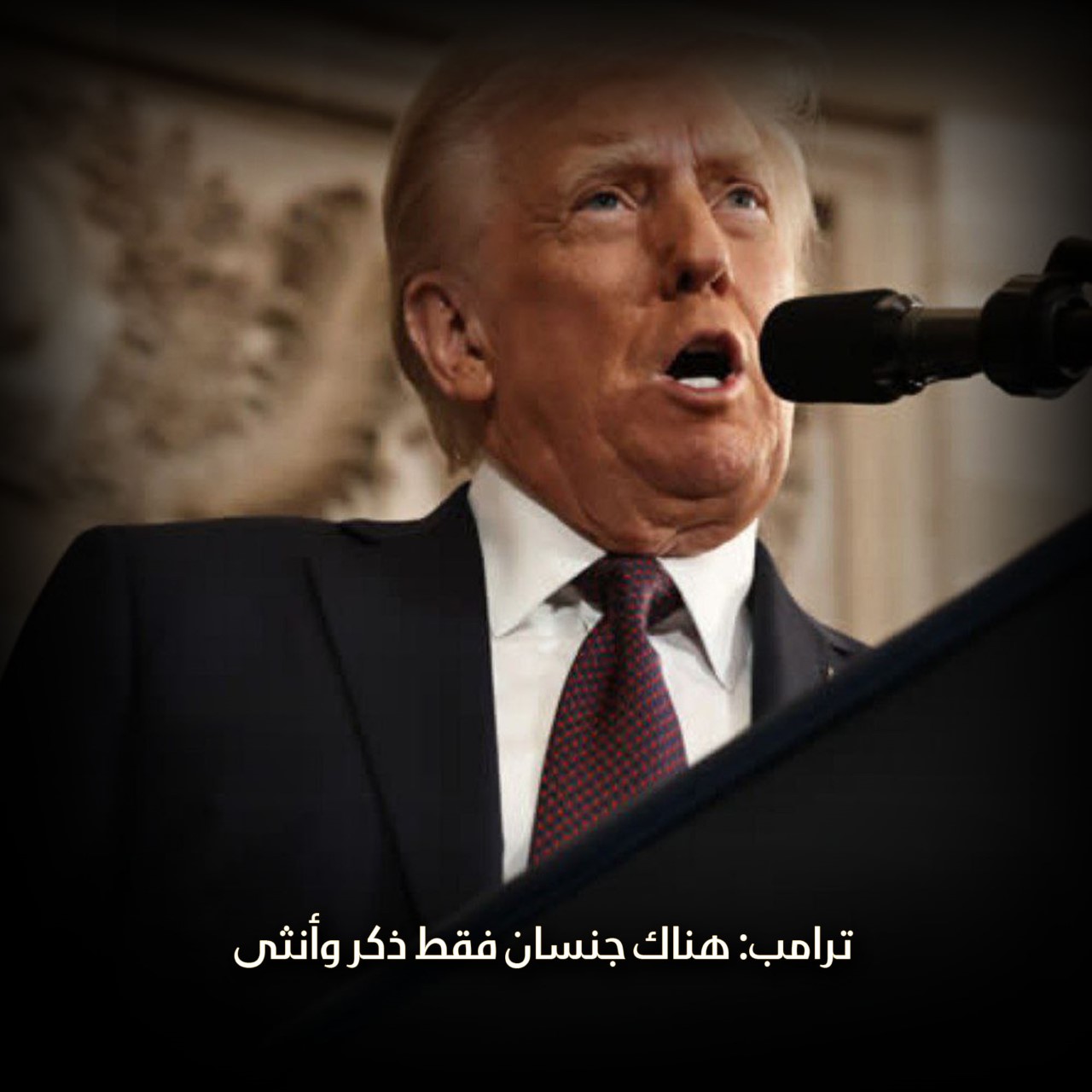 ترامب: هناك جنسان فقط ذكر وأنثى