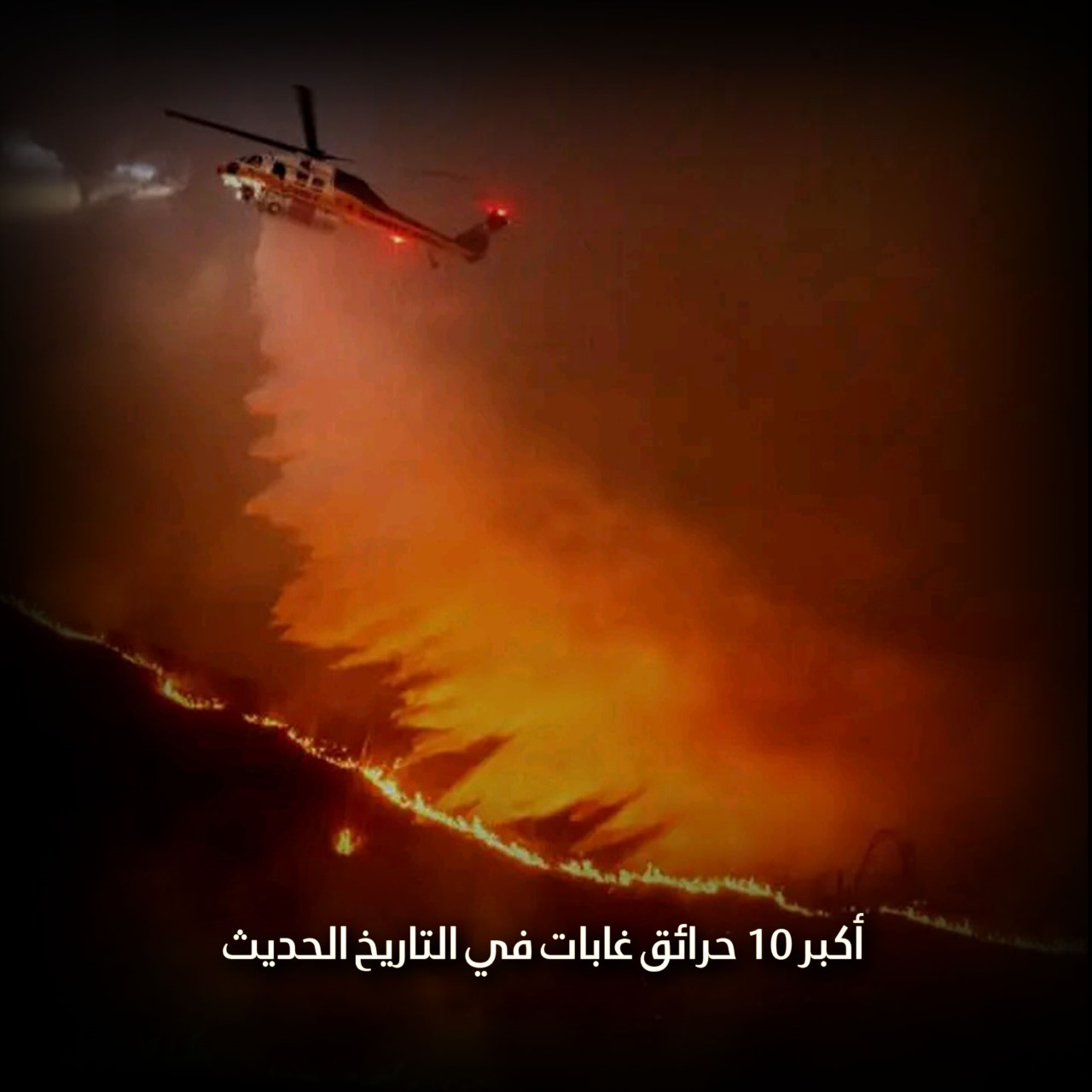 أكبر 10 حرائق غابات في التاريخ الحديث