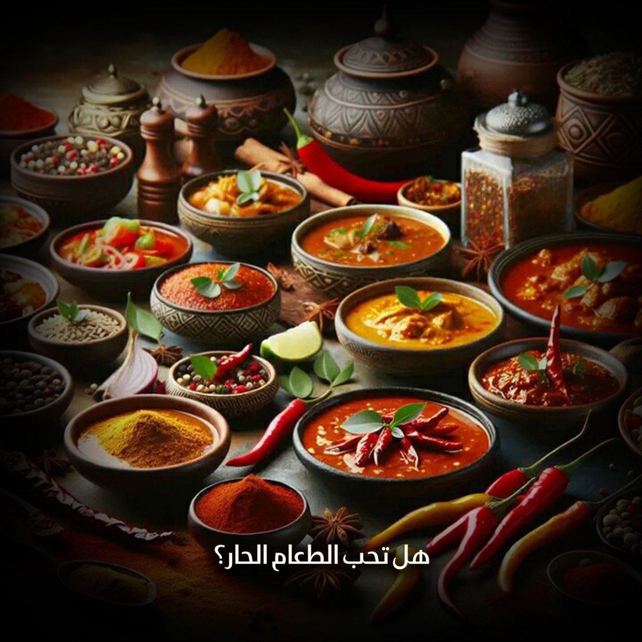 هل تفضل الطعام الحار؟