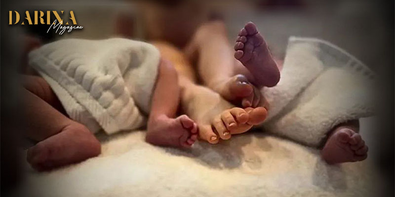 آمبر هيرد تعلن ولادة توأمها AGNES و OCEAN