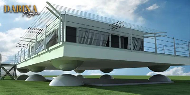 في اليابان بيوت معلقة مقاومة للزلازل