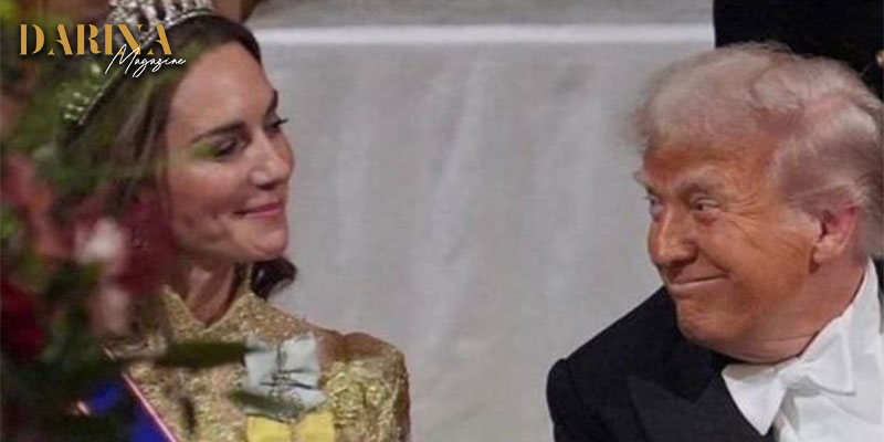 تريند مواقع التواصل: نظرة الرئيس الأمريكي “ترامب” ل “كيت ميدلتون”