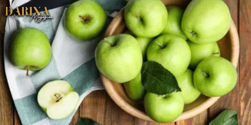 ما الذي يعطي اللون للتفاح؟