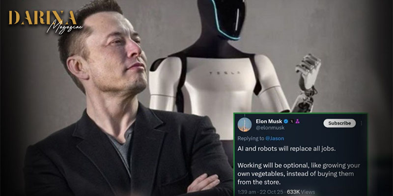 إيلون ماسك الذكاء الاصطناعي والروبوتات سيستحوذان على كل الوظائف والبشر سيعودون إلى الزراعة