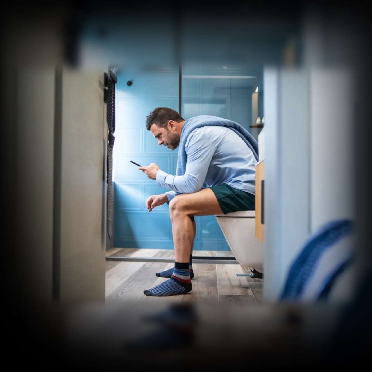 ثلاثون دقيقة على الهاتف انتهت بشلل.. إصابة رجل بشلل بعد جلوسه على المرحاض لمدة ثلاثين دقيقة وهو يستخدم هاتفه